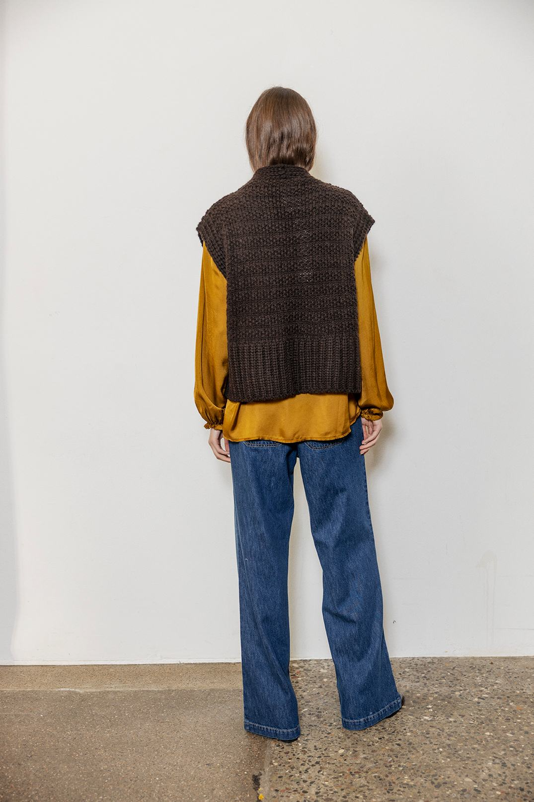 Vest - Susie - Coffee