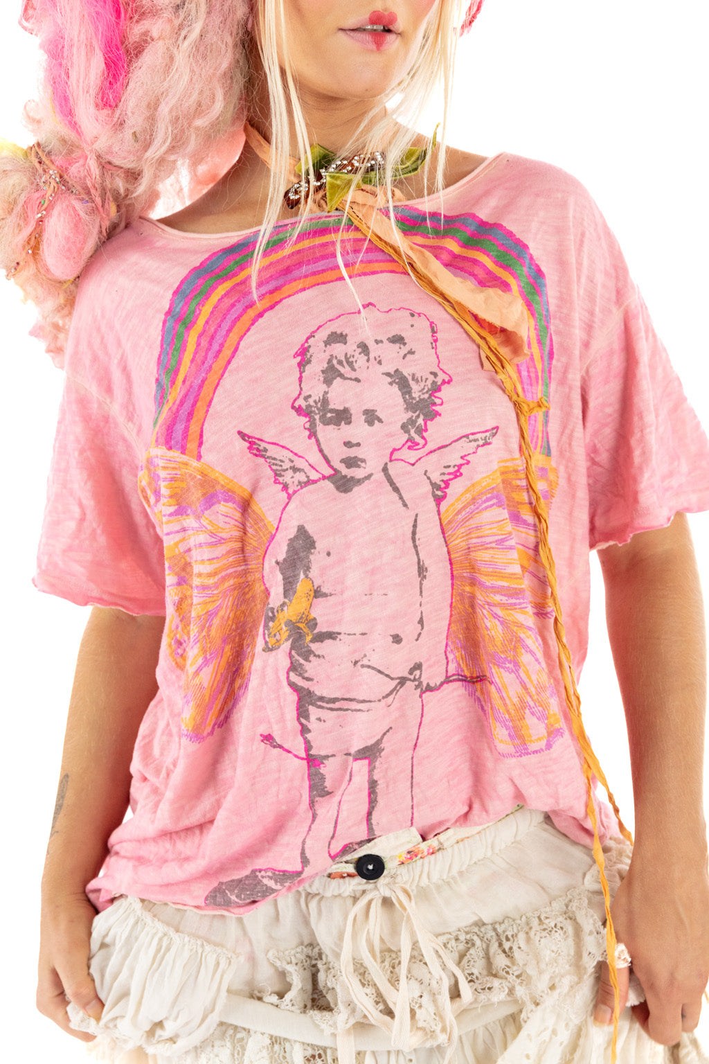 T- Shirt - St. Valentines Rainbow - Azalea