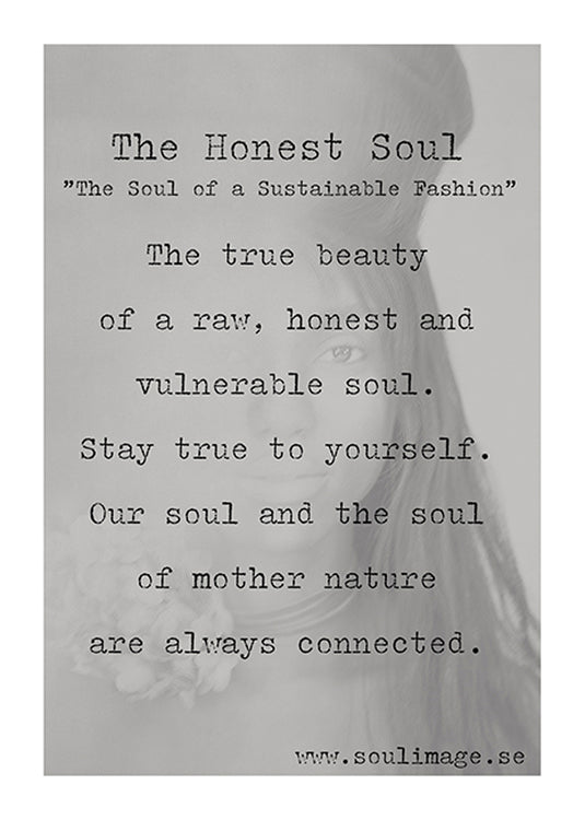 Poster - The Honest Soul - 30x40cm - Linneas Hage