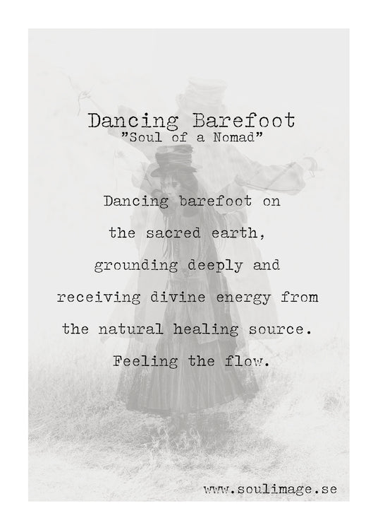 Kort - Dancing Barefoot - 15x21cm - Linneas Hage