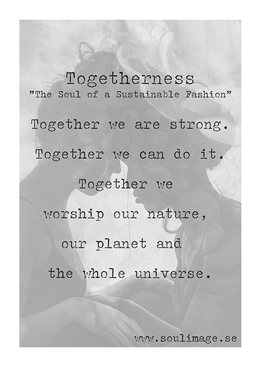 Poster - Togetherness - 30x40cm - Linneas Hage
