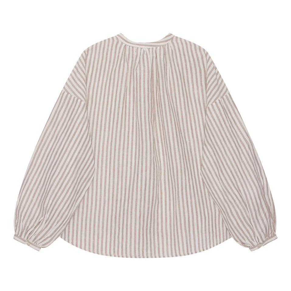 Skjorte - Cilla - Brown stripe